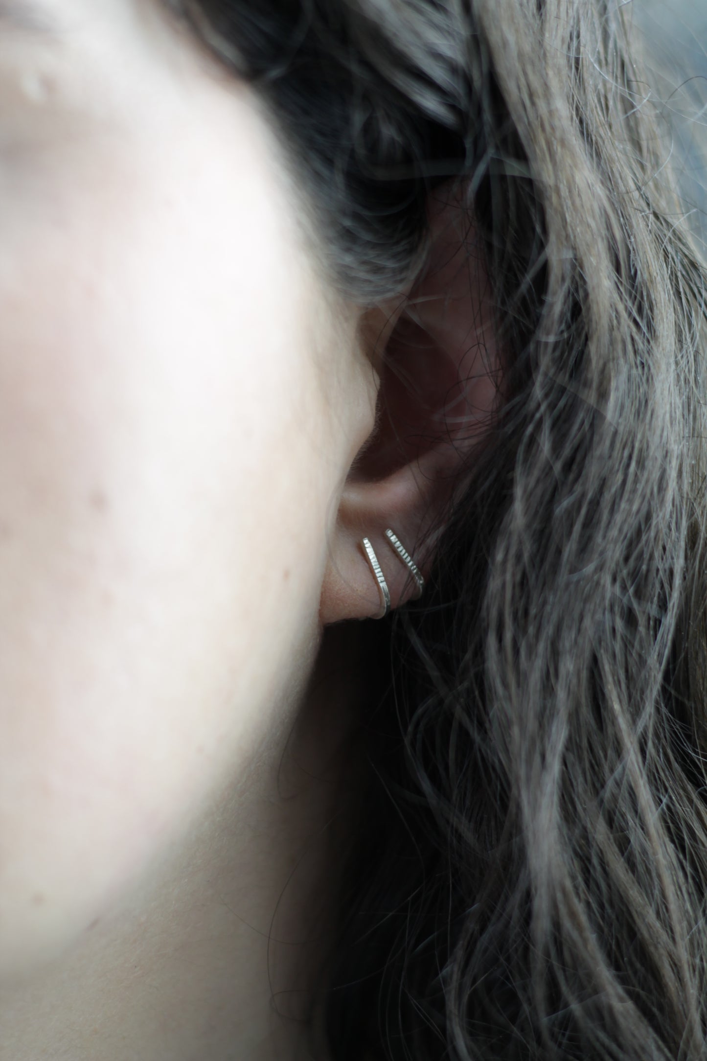 Oorbellen Curved Line